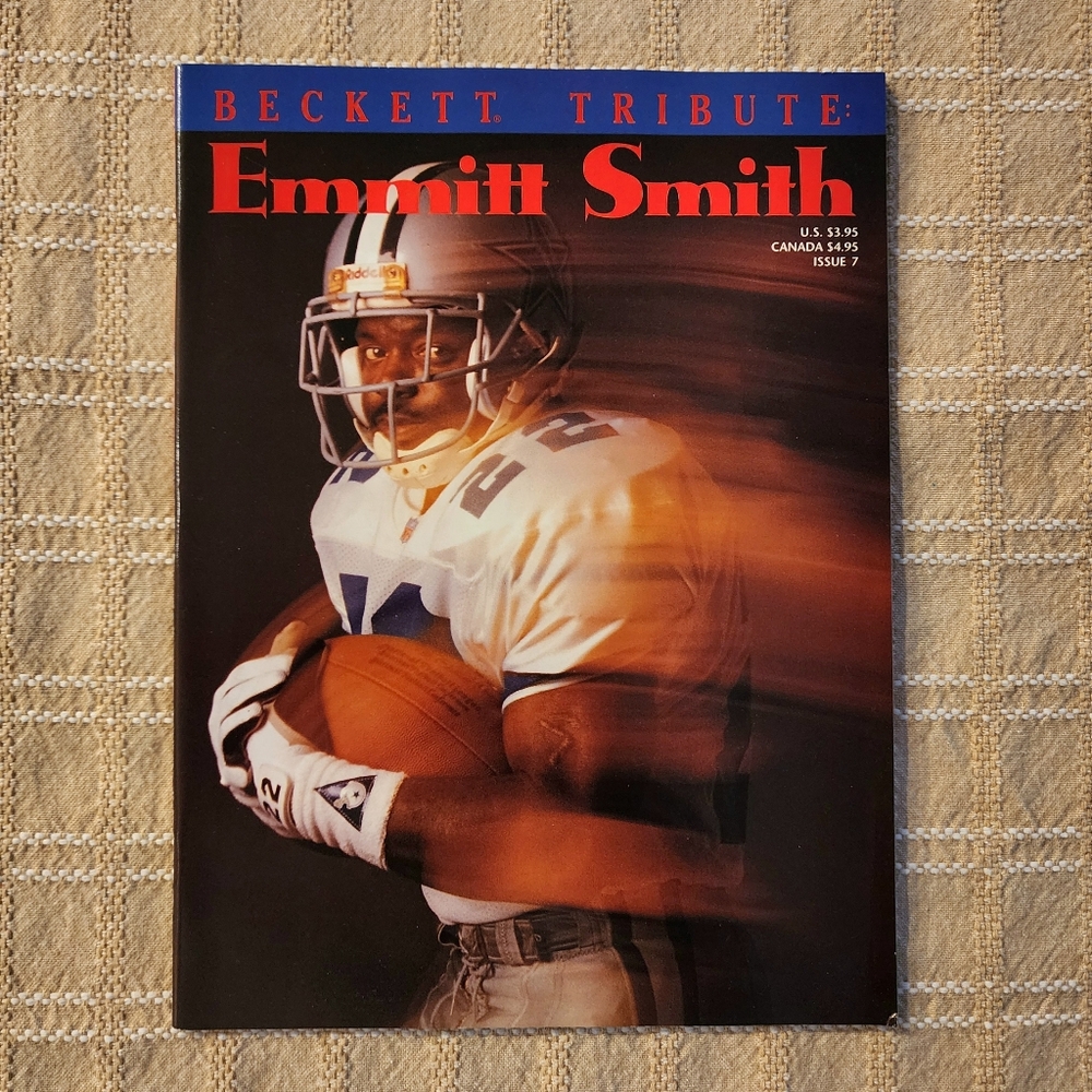 Vintage Emmitt Smith Tribute issue by Beckett's